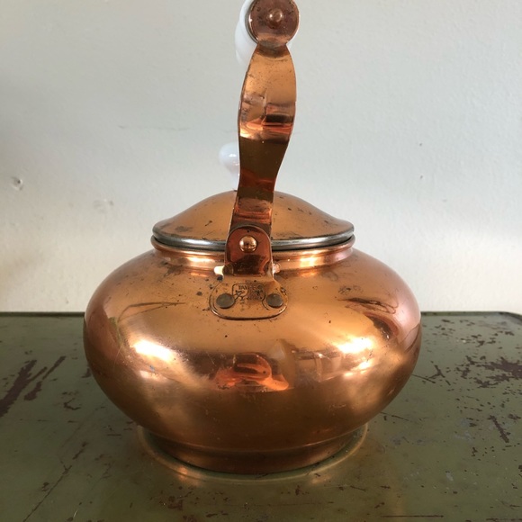Vintage Tayee Copper Tea Kettle - Picture 4 of 7